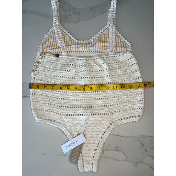 She Made Me crocheted one piece swimsuit SM NWT - Picture 7 of 13